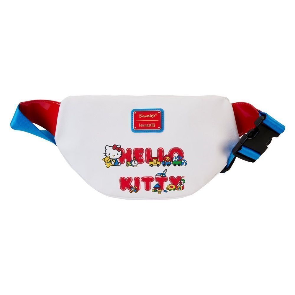 Loungefly Hello Kitty 50th Anniversary Classic Belt Bag white NWT in pkg - Picture 6 of 10